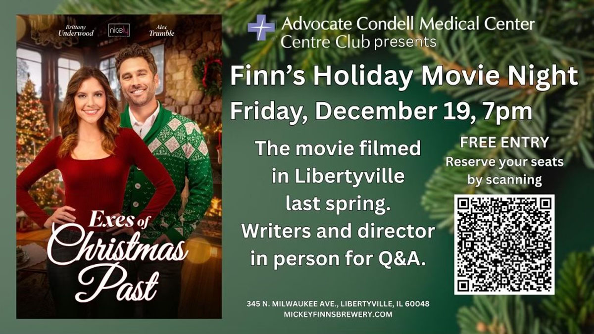 Finn's Holiday Movie Night at Mickey Finn's in Libertyville